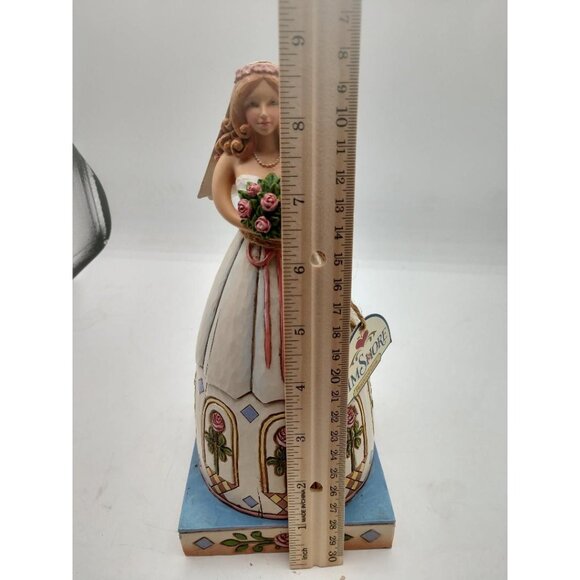 Jim Shore Bride Figurine "From This Day Forward" Handcrafted Resin 8.5" Tall Hea - Picture 4 of 6